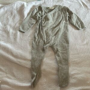 Monica & Andy knit kimono onesie